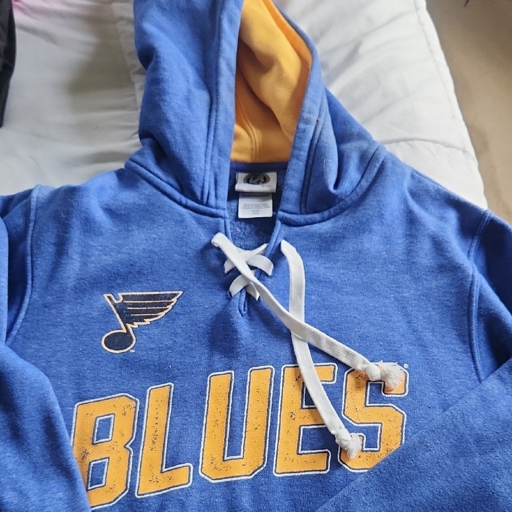 Blue and Yellow Kids Hoodie